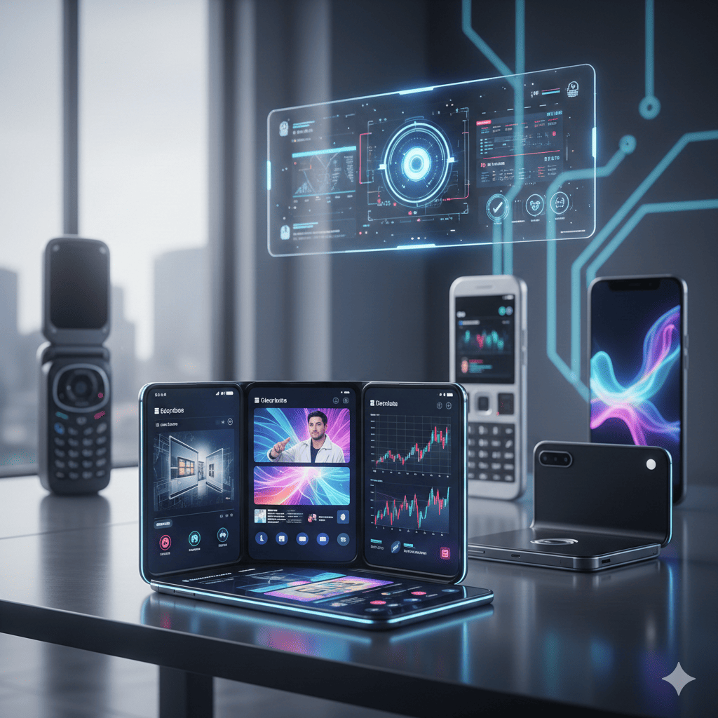 Ilustrasi gadget canggih