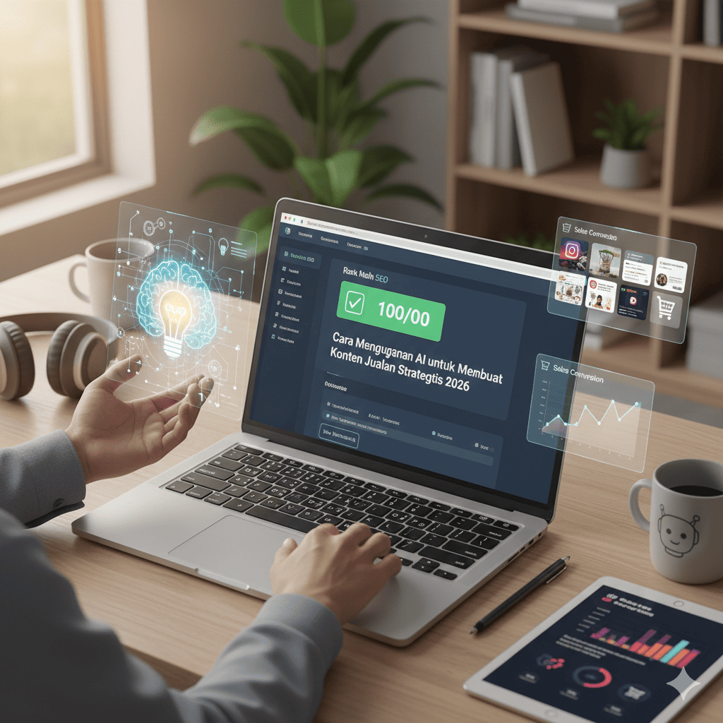 cara menggunakan AI untuk membuat konten jualan